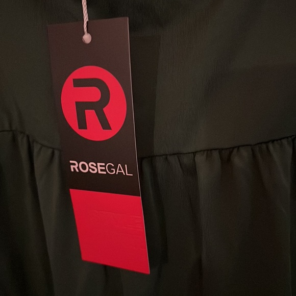 Rose Gail 4X , stunning green dress with sparkles on straps new with tags - Picture 5 of 8